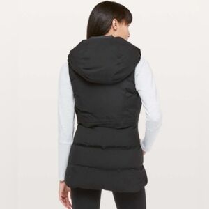Lululemon Athletica Black Hooded Vest